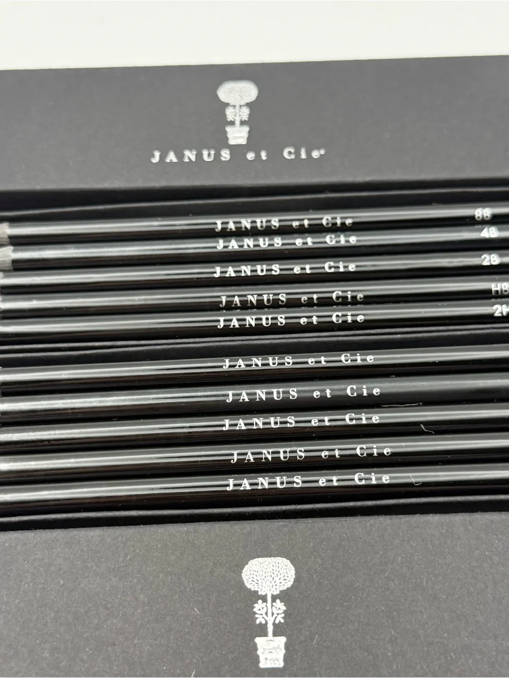 Set of two JANUS et Cie Art Pencil Box Set - Barely Used